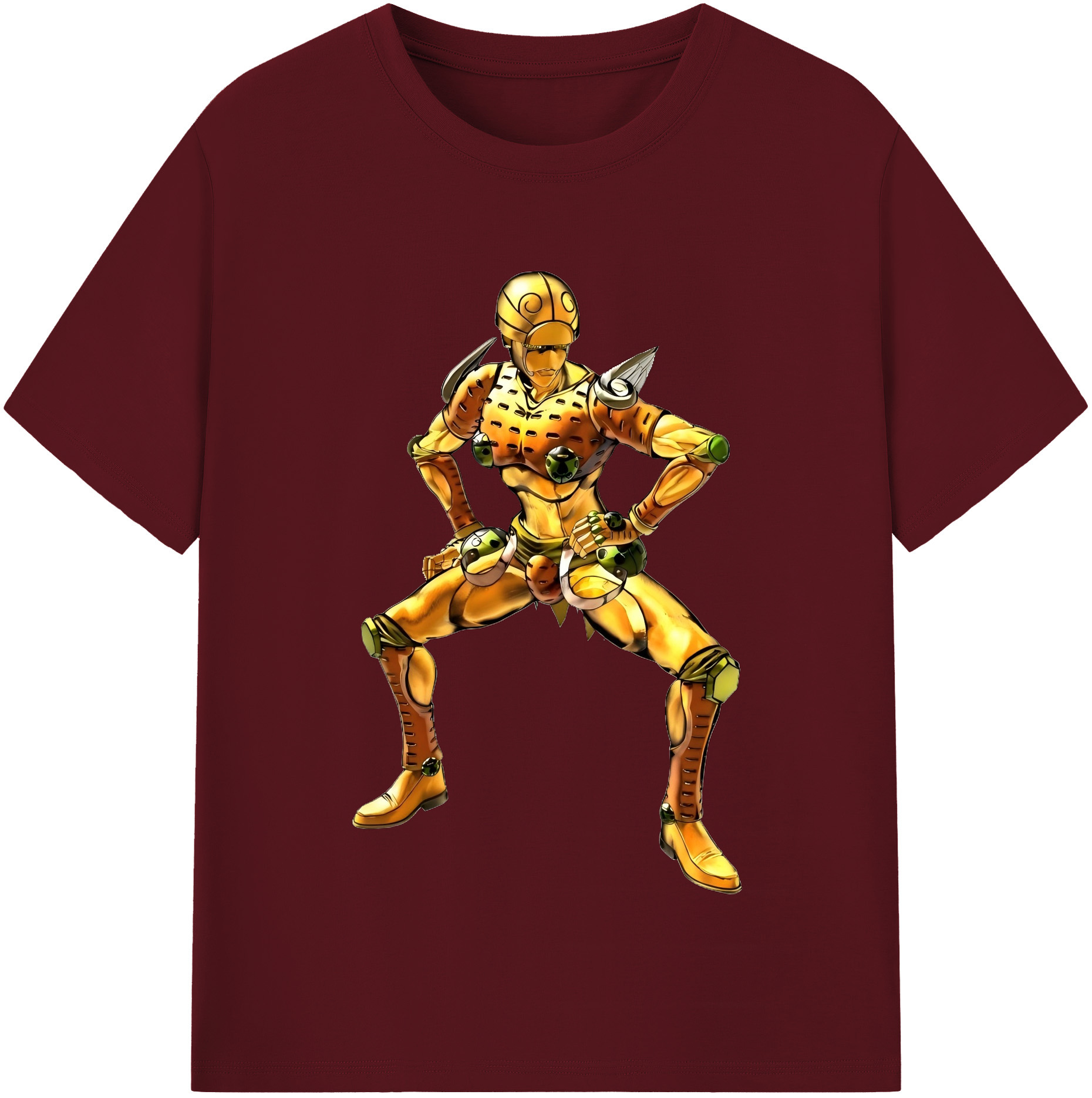 （画像用） ジョジョの奇妙な冒険 ジョルノ?ジョバァーナ JoJo's Bizarre Adventure Giorno Giovanna 綿100％半袖Tシャツ（フロントプリント）